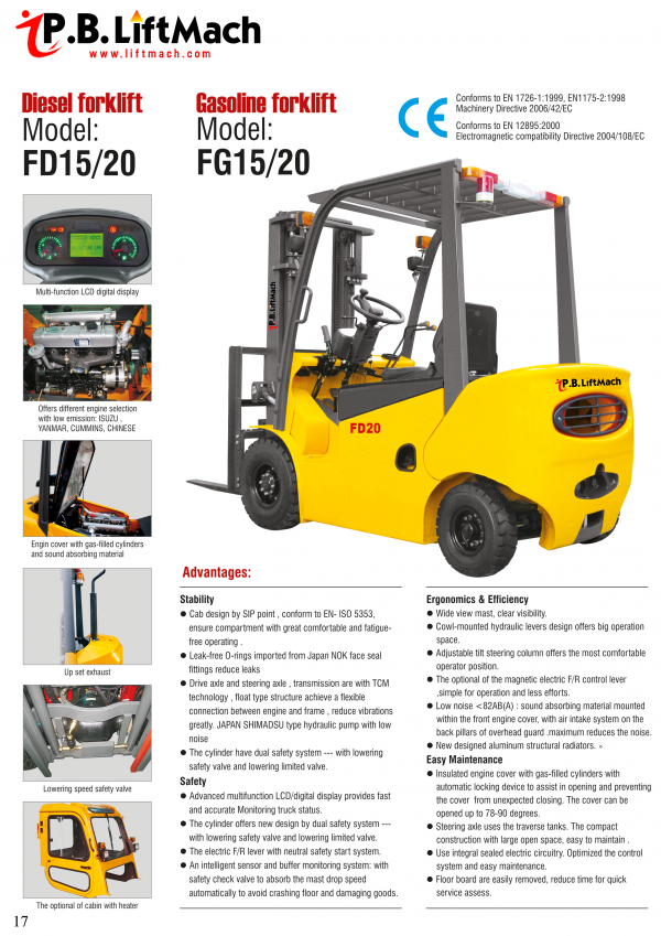 Forklift Model: FD15-FG15